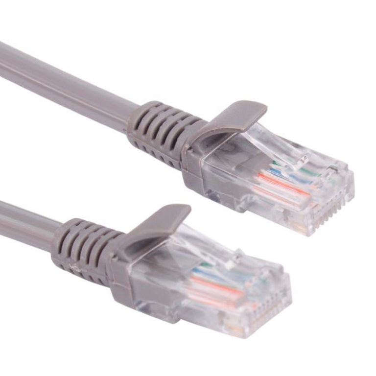 Hypertec 0.5m CAT5 RJ45 LAN Ethenet Network Grey Patch Lead (LS)