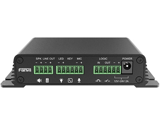 Fanvil PA2s Video Intercom & Paging Gateway, Emergency 0 button interface, active 0, NVR video recording, standard RJ45 interface