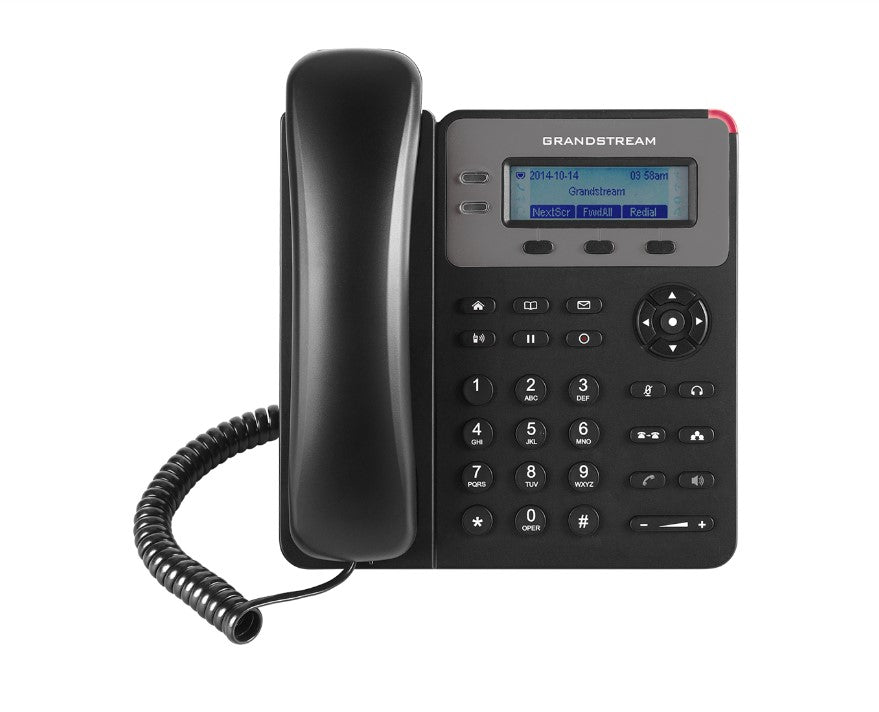 Grandstream GXP1610P 1 Line IP Phone, 1 SIP Account, PoE, no PSU, 2 0 Appearances, 3-Way Voice Conferencing, 132x48 2.95’’ LCD screen