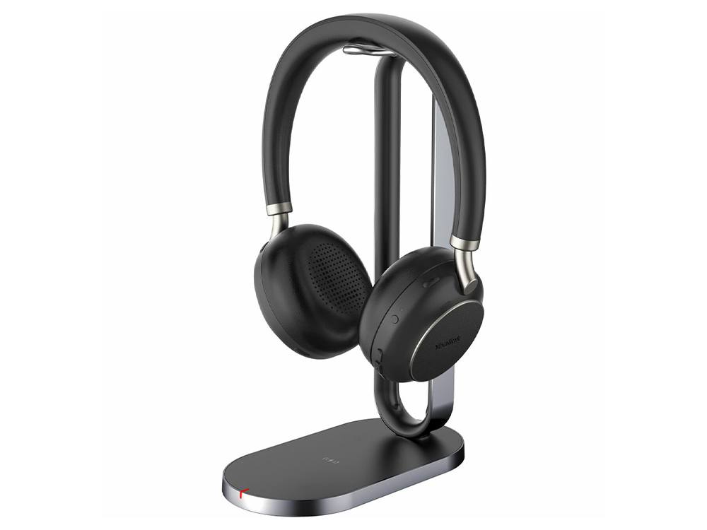 Yealink TEAMS-BH76-CH-BL-C Teams Certified Bluetooth Wireless Stereo Headset, Black, ANC, USB-C, Includes Charging Stand, Rectractable *EOS*