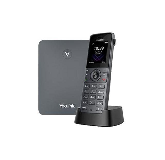 Yealink W73P High-Performance IP DECT Solution including W73H Handset and W70B Base Station, Up to 20 simultaneous 0s, Flexible Noise Reduction