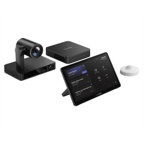 Yealink ZVCS80-C5U-000 Zoom Rooms video conferencing system medium-to-large meeting spaces, Quad-lens 4K PTZ