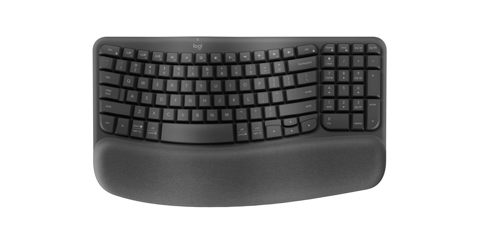 RAPOO X1800S 2.4GHz Wireless Optical Keyboard Mouse Combo Black - 1000DPI Nano Receiver 12m Battery (White)