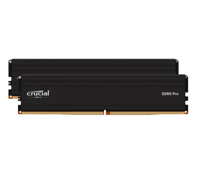 Crucial Pro 32GB (2x16GB) DDR4 UDIMM 3200MHz CL22 Black Heat Spreader Support Intel XMP AMD Ryzen Desktop PC Gaming Memory