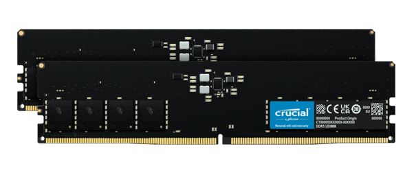 Crucial 64GB (1x64GB) DDR5 SODIMM 5600MHz CL46 Desktop PC Memory