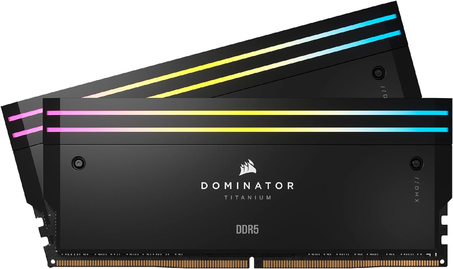 Corsair DOMINATOR® TITANIUM RGB 64GB (2x32GB) DDR5 DRAM 6000MT/s CL30 Intel XMP Memory Kit — White