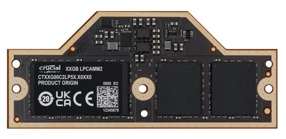 Crucial 32GB (1x32GB) DDR5 CSODIMM 6400MHz C52 1.1V Notebook Laptop Memory for Intel Core Ultra Processors AI PC