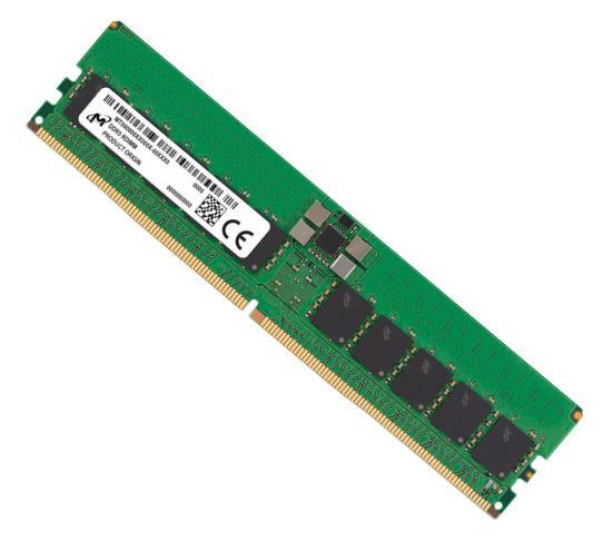 Micron 64GB (1x64GB) DDR5 RDIMM 4800MHz CL40 2Rx4 ECC Registered Server Data Center Memory 3yr wty