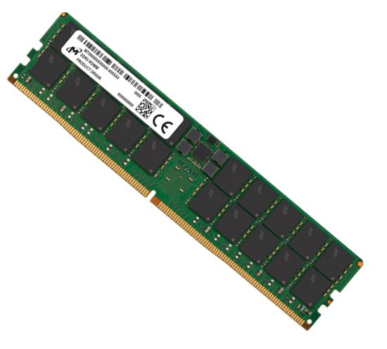 Micron 32GB (1x32GB) DDR5 RDIMM 4800MHz CL40 1Rx4 ECC Registered Server Data Center Memory 3yr wty