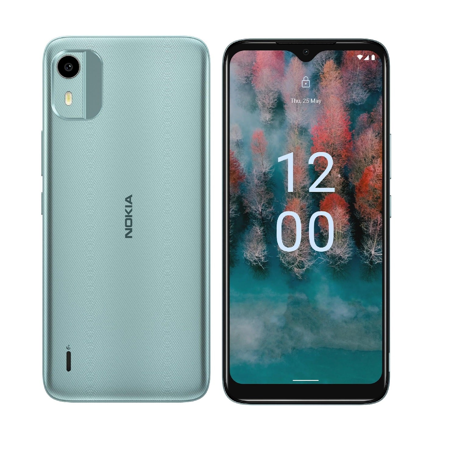Nokia C12 4G 64GB - Light Mint (286809484)*AU STOCK*, 6.3', 2GB+2GB(Virtual RAM)/ 64GB, 8MP/5MP, Dual SIM, 3000mAh, 2 Years Warranty