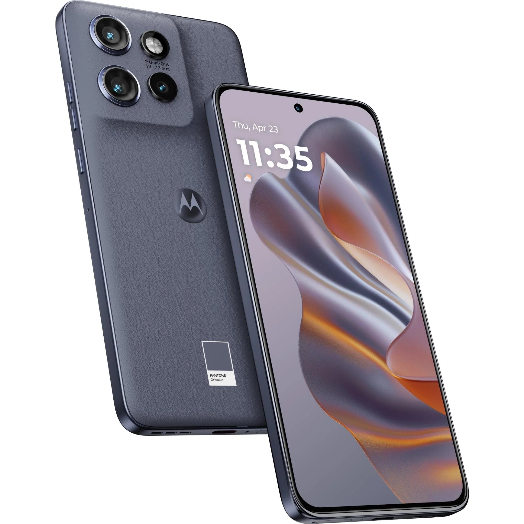 Motorola EDGE 50 NEO 5G 256GB- Pantone Grisaille*AU STOCK*,6.4',OLED,12GB/256GB,50MP/32MP,Water Protection,4310mAh,2Years Warranty