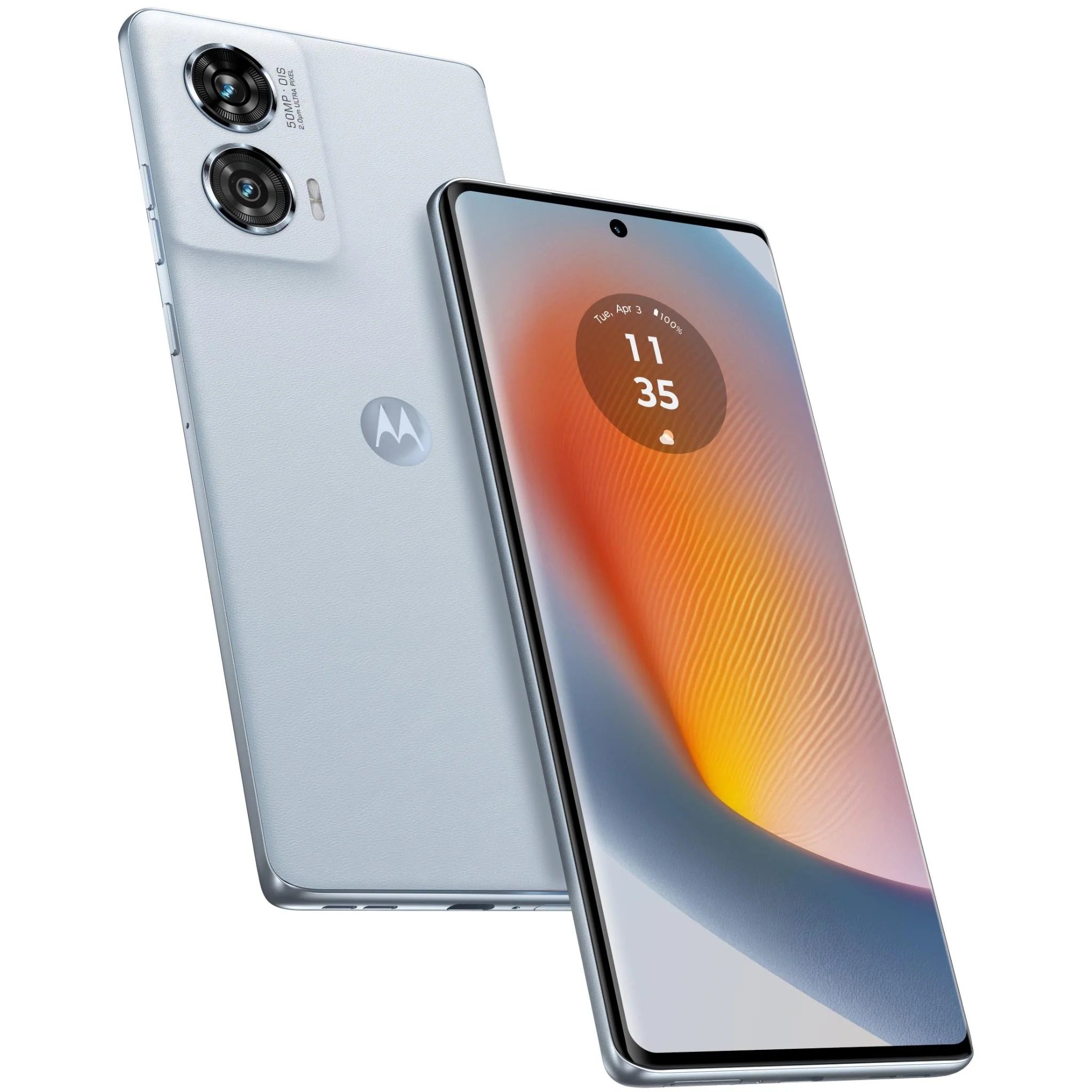 Motorola EDGE 50 Fusion 5G 256GB- Marshmallow Blue,6.7',OLED, 120Hz,256GB,12GB RAM, Dual SIM,50MP/32MP,Splash Proof,5000mAh Battery,2 Years Warranty