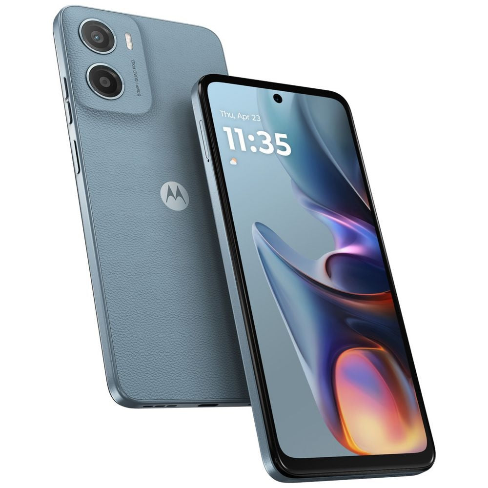 Motorola G05 4G 64GB - Misty Blue*AU STOCK*, 6.7', HD+, 4GB/64GB, 50MP/8MP, Dual SIM, 5200mAh, NFC, Bluetooth v5.4, 2 Years Warranty