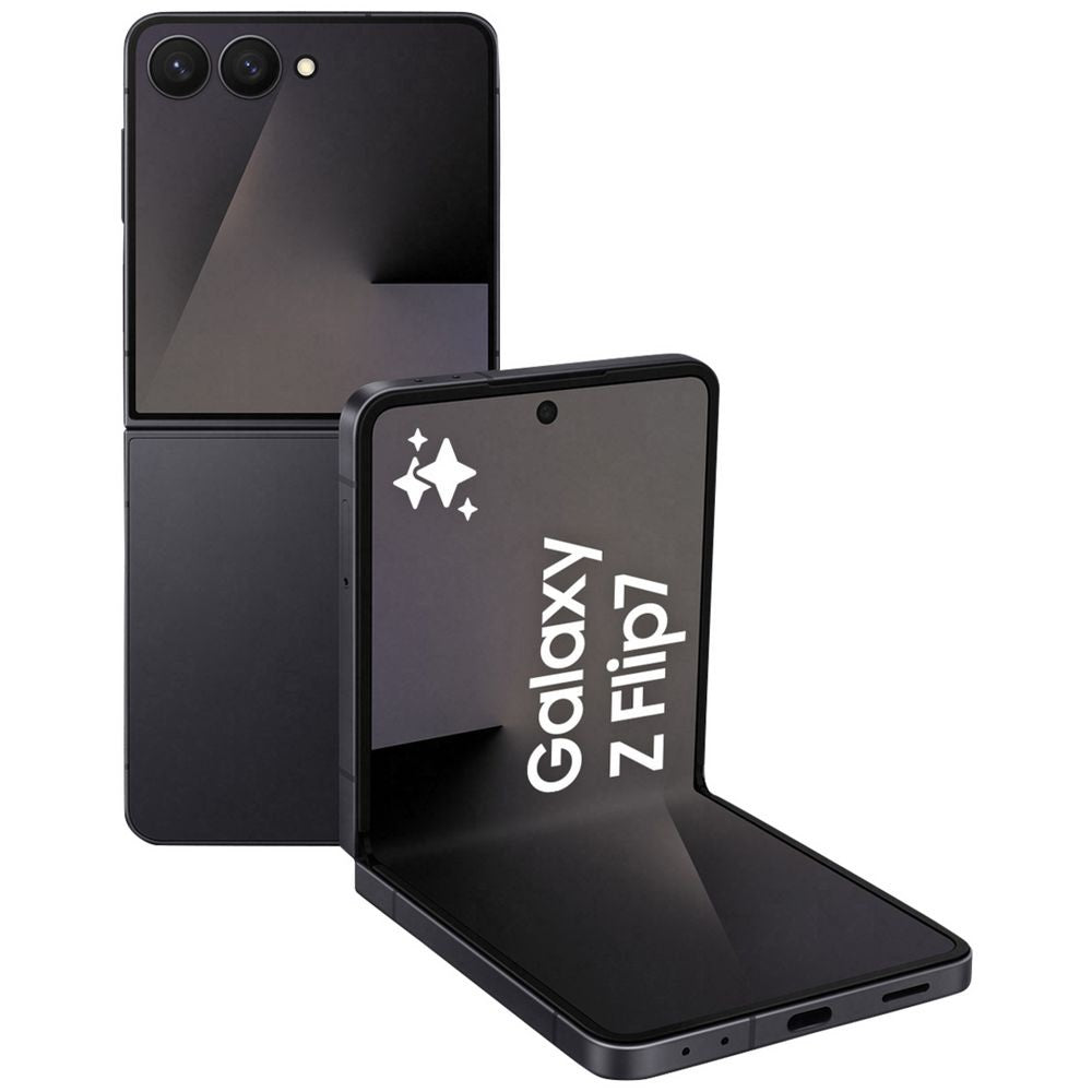 Samsung Galaxy Z Flip7 5G 512GB - Jet Black *AU STOCK*, 6.9', Full HD+, 120Hz, 12GB/512GB, 50MP/10MP, Single+ eSIM, 4300mAh, 2 Years Warranty