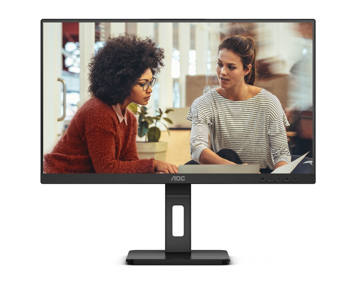 AOC 23.8' IPS 4ms, Full HD 1080, - DP, HDMI, VGA. Tilt, Low Blue Mode, Flicker Free, 2x Speakers. VESA 100, Frameless, Height Adjust Monitor (LS)