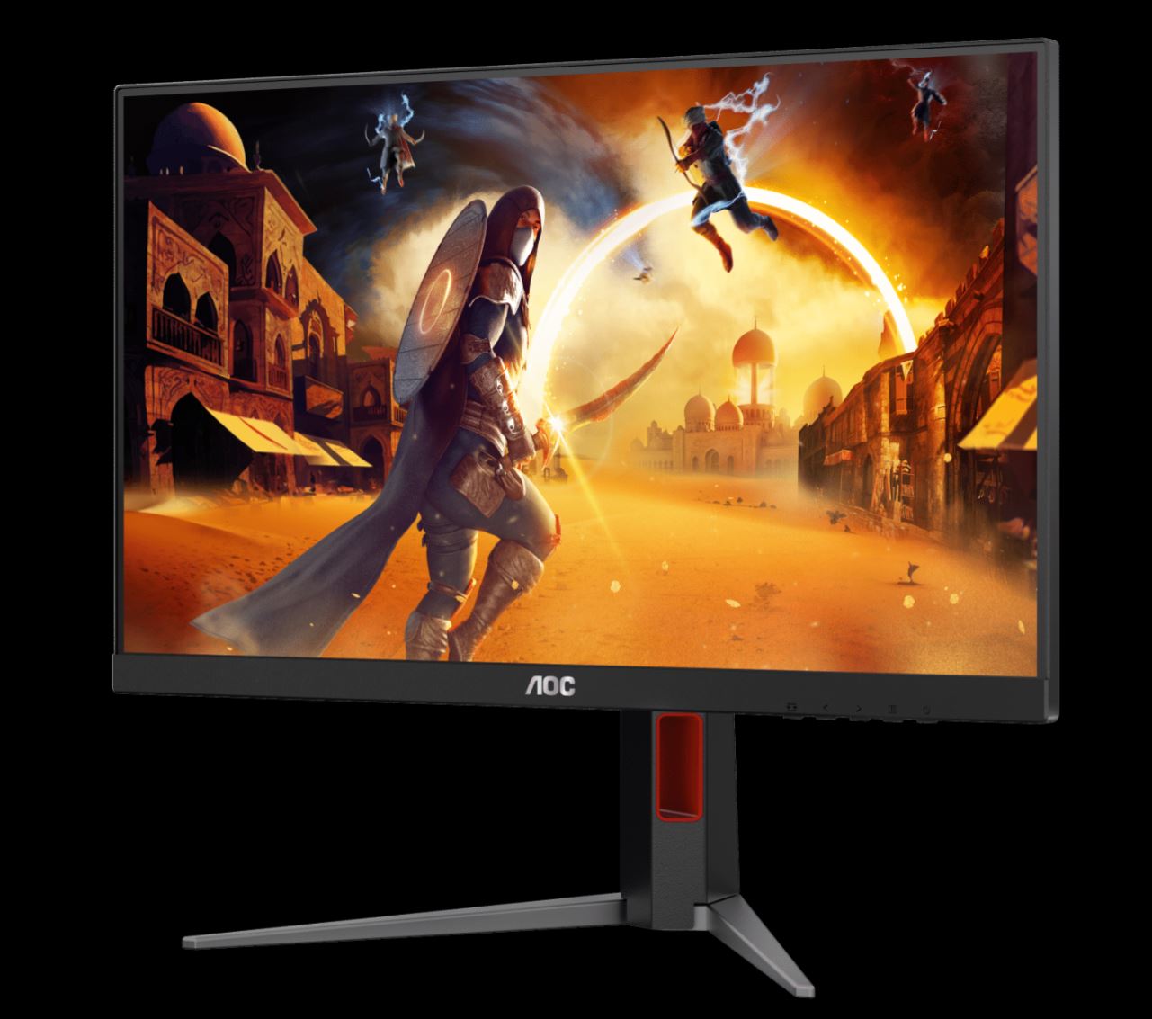 AOC 27' IPS, Full HD 1920x1080, Adaptive Sync,1ms, 180Hz, HDR10, Borderless, Height Adjustable Stand, VESA 100X100m, HDMI 2.0, DP 1.4 Gaming Monitor