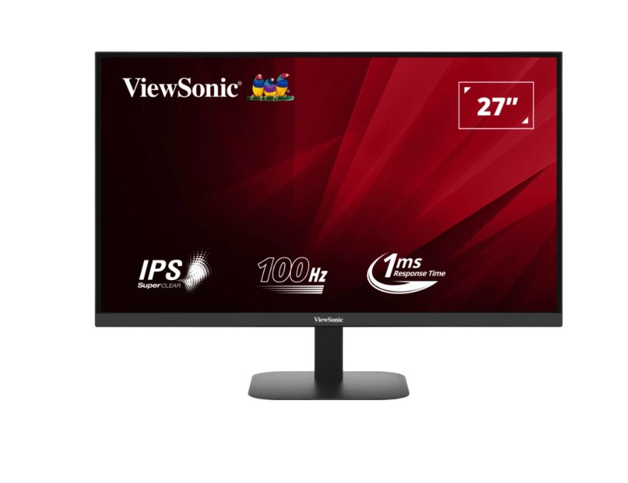 ViewSonic 27' 2K QHD 2560 X 1440, 100hz,SuperClear IPS,1ms,HDR10, 2 x Speakers,Seamless viewing,HDMI 2.0, DP x 1,Audio,Eco Mode VES 75,Monitor,3YARW