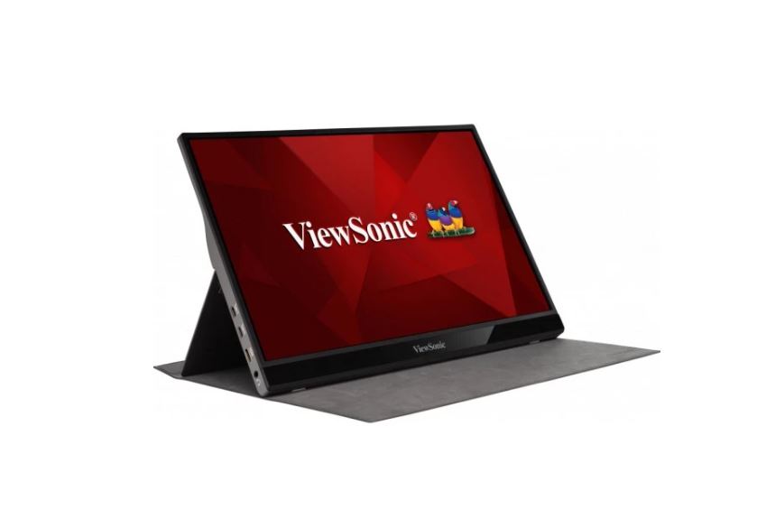 ViewSonic 16' VG1655 2x Type-C,IPS FHD,3.5mm Audio,mHDMI x 1,Busines,Durable Laptop Desktop Extension,2x speaker 1KG Ultra Portable Monitor.Mac,3YARW