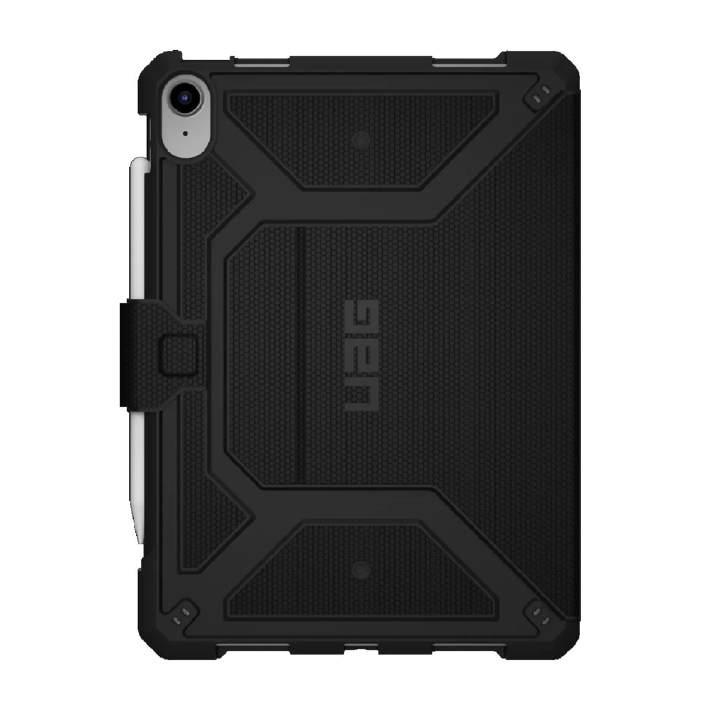 UAG Metropolis Apple iPad (10.9') (10th Gen) Folio Rugged Case - Black (123396114040), DROP+ Military Standard, Adjustable Stand, 10 Years Warranty