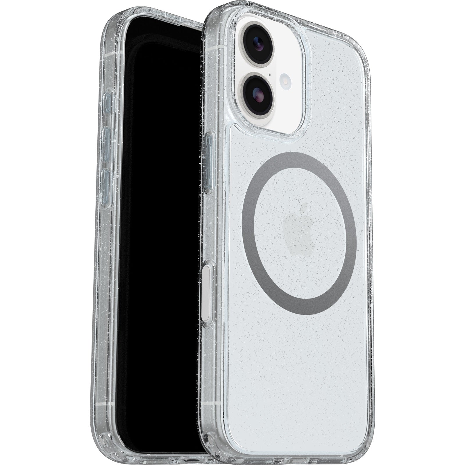 OtterBox Symmetry Clear MagSafe Apple iPhone 17 Case Stardust 4.0 (Clear) - (77-98788), DROP+ 3X Military Standard, Raised Edges, 7 Years Warranty