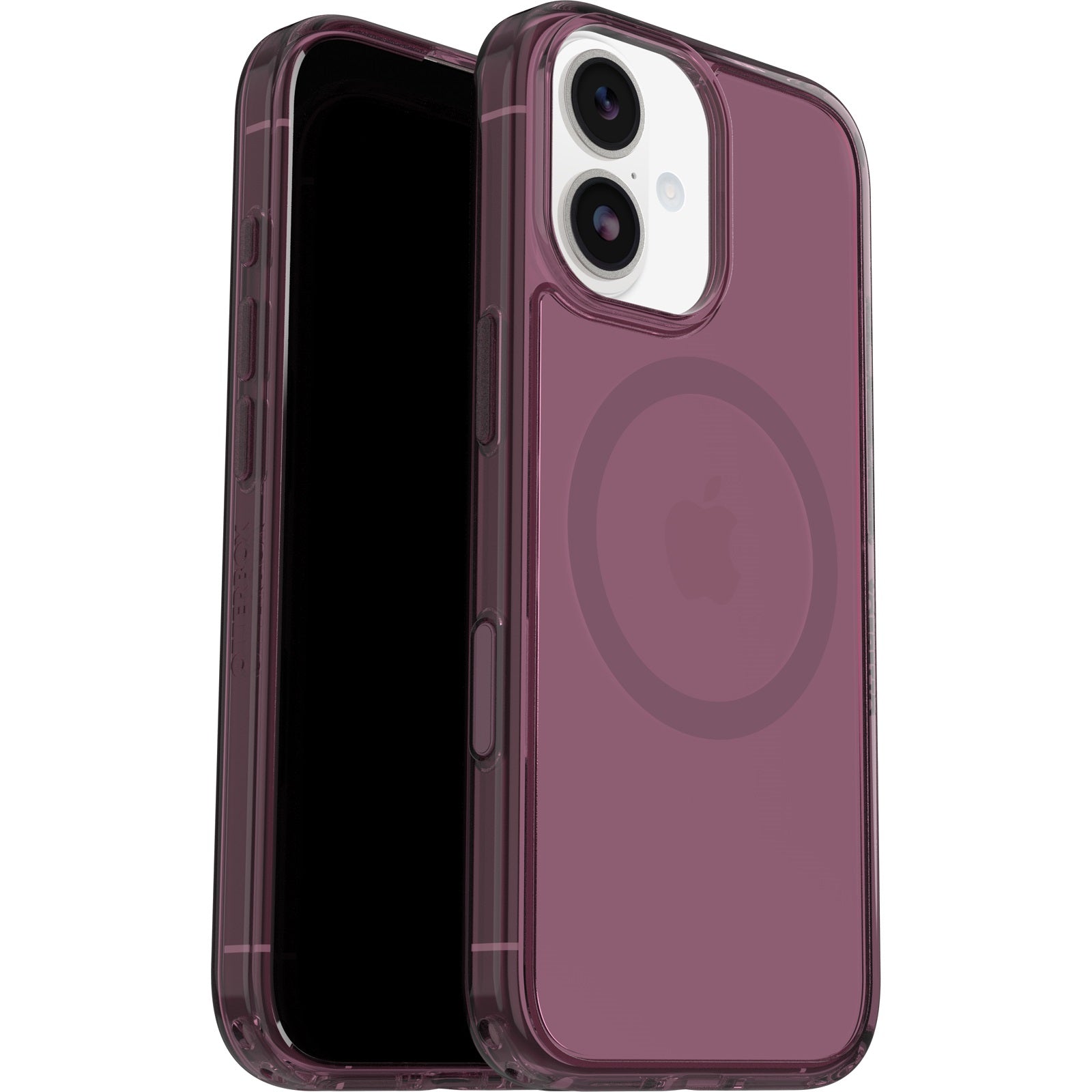 OtterBox Symmetry Clear MagSafe Apple iPhone 17 Case Purple Mystery (Clear) - (77-98797), DROP+ 3X Military Standard, Raised Edges, 7 Years Warranty