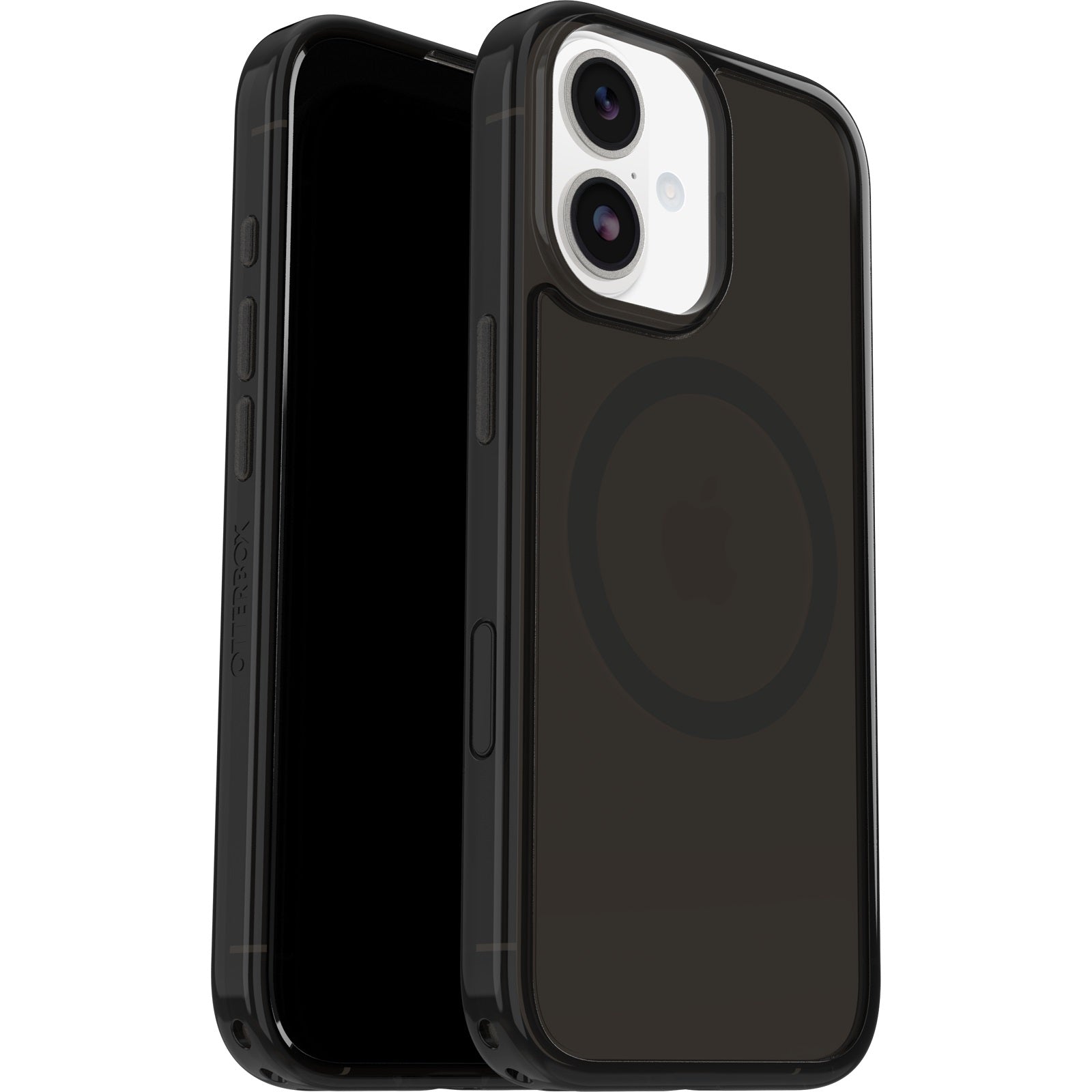 OtterBox Symmetry Clear MagSafe Apple iPhone 17 Case Black Mist (Clear/Black) - (77-98801), DROP+ 3X Military Standard,Raised Edges, 7 Years Warranty