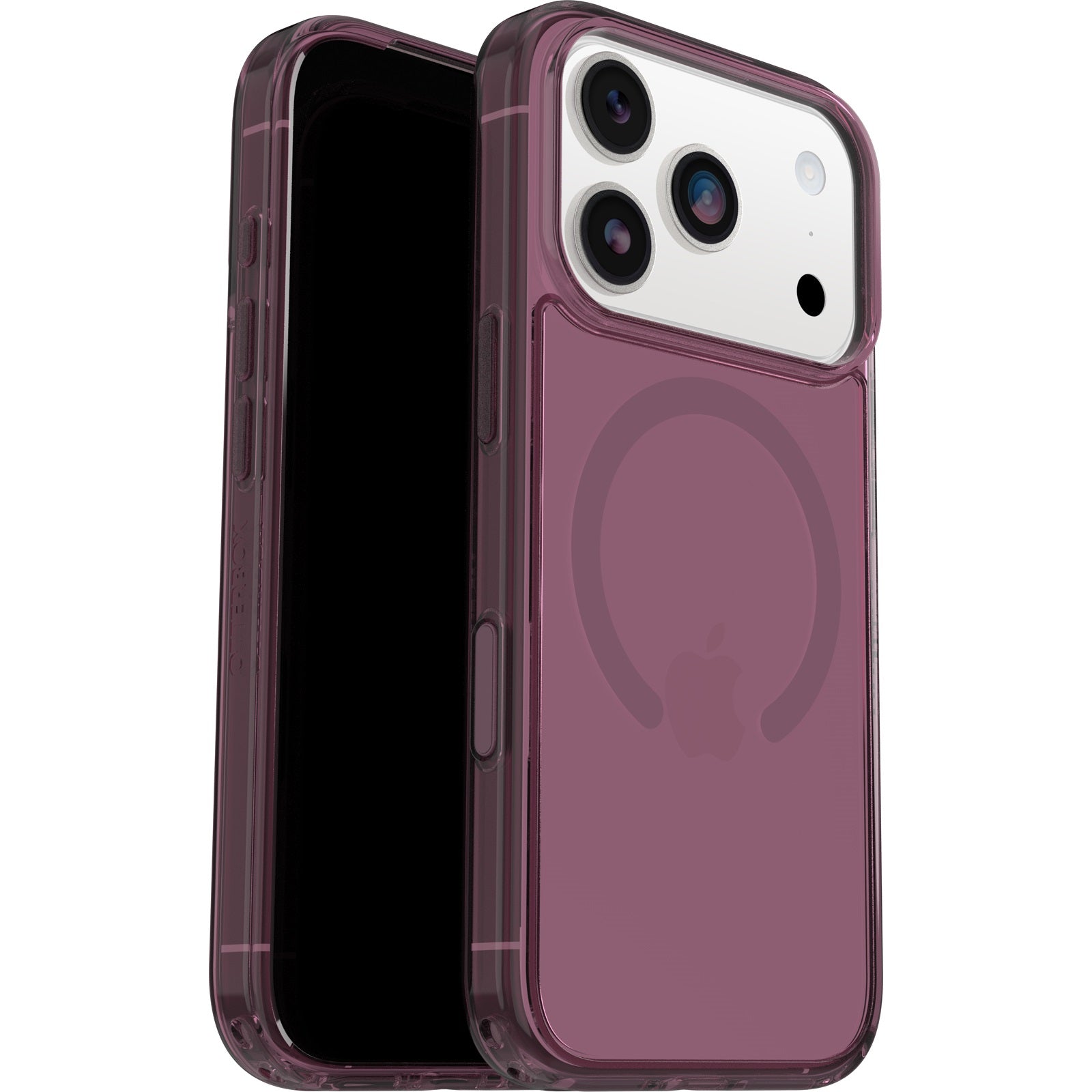 OtterBox Symmetry Clear MagSafe Apple iPhone 17 Pro Case Purple Mystery (Clear) - (77-98847), DROP+ 3X Military Standard,Raised Edges,7 Years Warranty