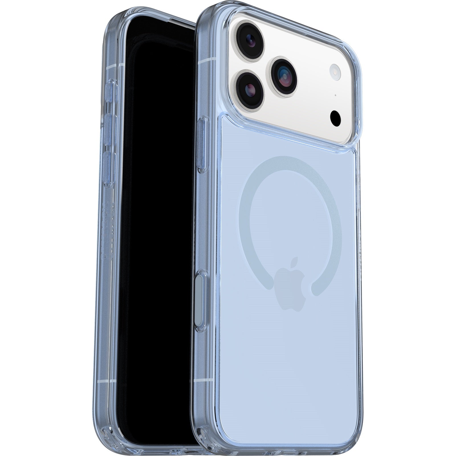 OtterBox Symmetry Clear MagSafe Apple iPhone 17 Pro Max Blue Bliss (Clear) (77-98874), DROP+ 3X Military Standard, Raised Edges, 7 Years Warranty