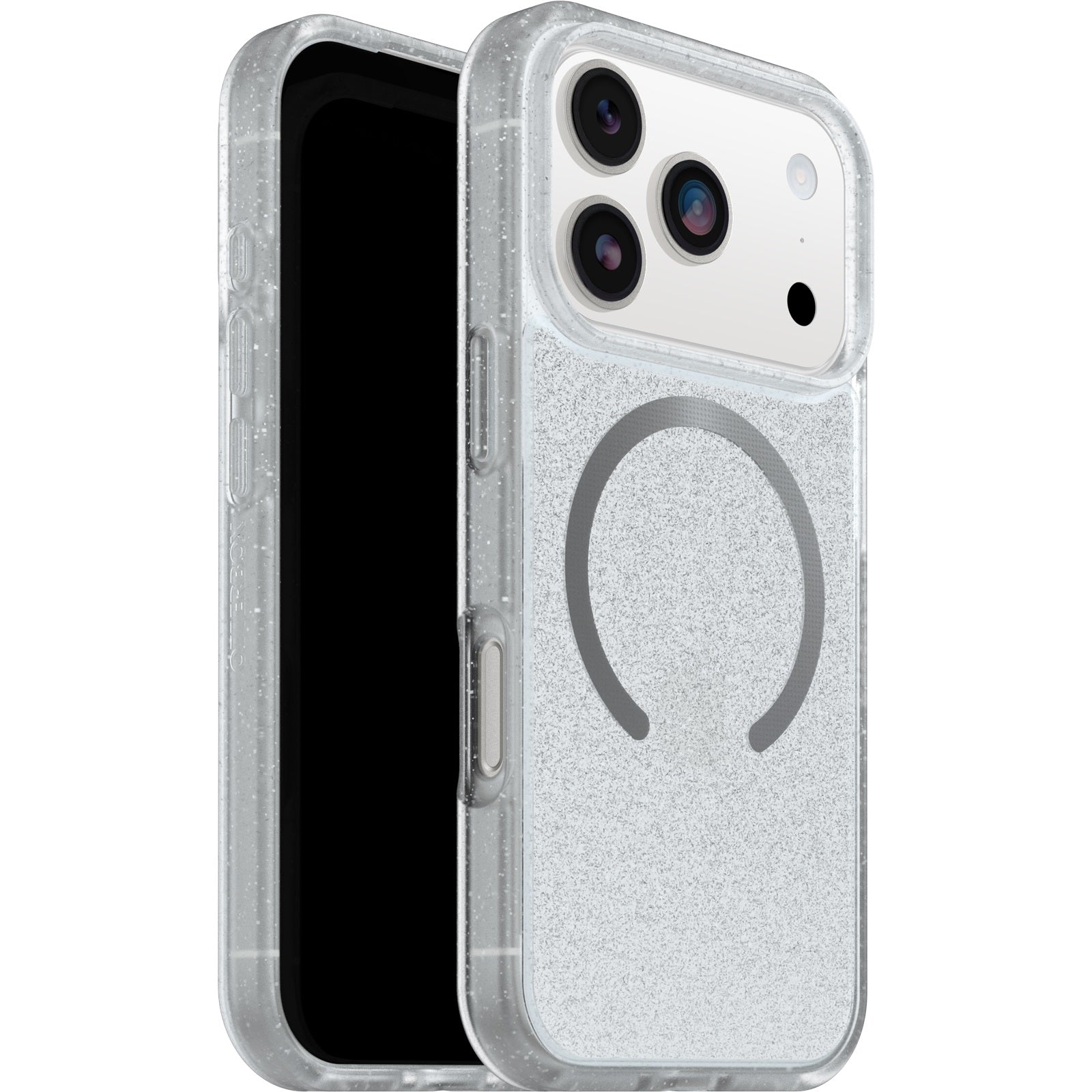 OtterBox React MagSafe Apple iPhone 17 Pro (6.3') Case Stardust (Clear Glitter) - (77-99281), DROP+ Military Standard, Raised Edges, 7 Years Warranty