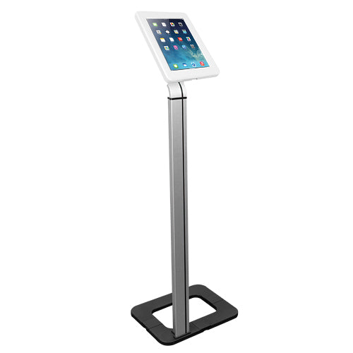 Brateck Anti-theft Tablet Kiosk Floor Stand with Aluminum Base Fit Screen Size 9.7'-10.1' (LS)