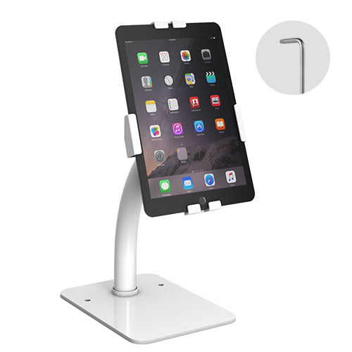 Brateck MPBT-PAD33-03 Universal Anti-Theft Tablet Countertop Fit most 7.9' to 11' Tablets - White (LS)