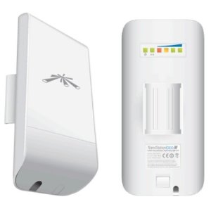 Ubiquiti airMAX Nanostation LOCO M 2.4GHz Indoor/Outdoor CPE - Point-to-Multipoint(PtMP) application - Includes PoE Adapter, 2Yr Warr
