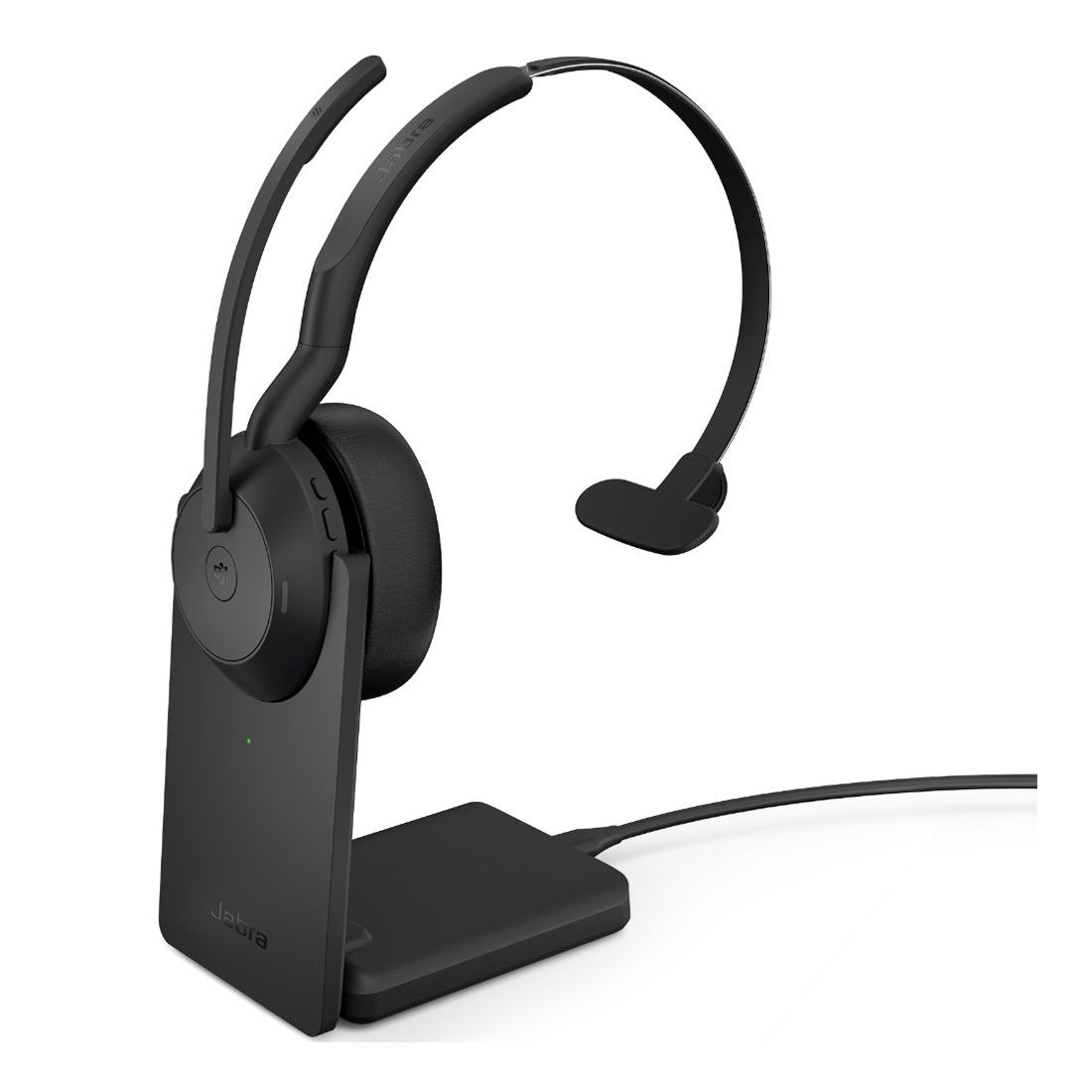 Jabra Evolve2 55 USB A MS Teams Mono Stand, Active Noise Cancellation (ANC), Link 380 Bluetooth® Adapter ,30m Wireless Range, 18 Hours Battery Life