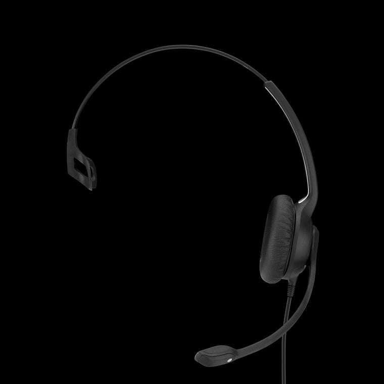EPOS | Sennheiser SC230 Wide Band Monaural headset with Noise Cancelling mic - high impedance for standard phones, Easy D - Requires Easy Disconnect
