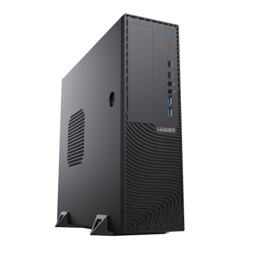 Leader Slim Corporate Desktop SS45-i5, Intel i5-14400,16GB DDR5 RAM, 500GB M.2 NVMe SSD, 500W GOLD PSU, Win 11 Pro, 3 Years '4 Hour' Onsite Warranty