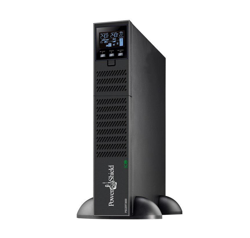 PowerShield Centurion RT 3000VA Long Run Model - 15Amp - True Online Double Conversion Rack/Tower UPS, - Ext Battery Required (PSRTBB12)