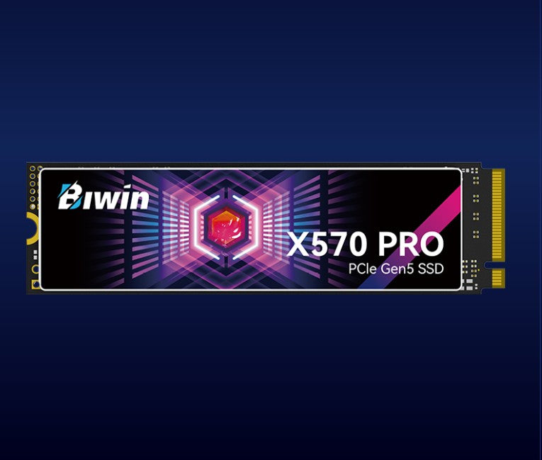 BIWIN Black Opal 8TB X570 PRO PCIe Gen5×4, NVMe 2280 Up to 14000/13000 MB/s BX570DN08TB-RGX - 5 Year Warranty