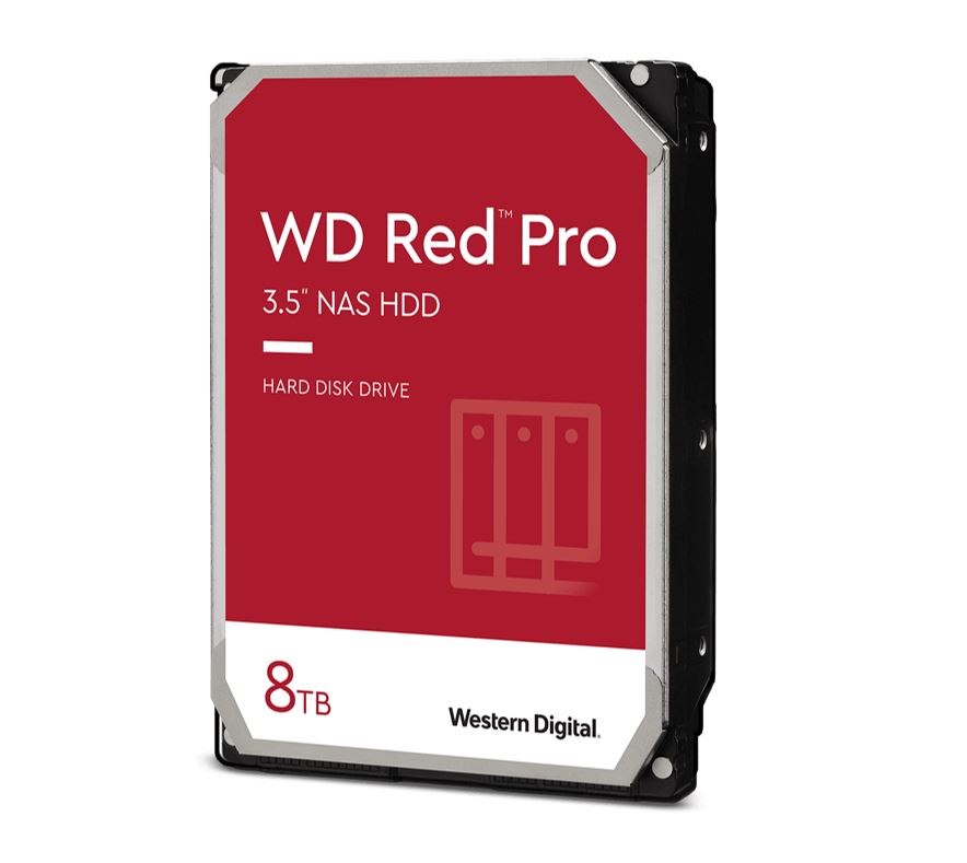 (LS) Western Digital WD Red Pro 8TB 3.5' NAS HDD SATA3 7200RPM 256MB Cache 24x7 300TBW ~24-bays NASware 3.0 CMR Tech 5yrs wty (LS> WD8005FFBX