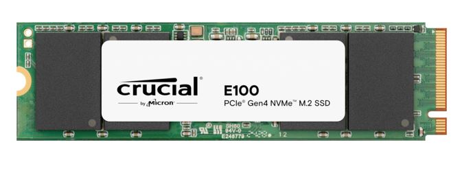 Crucial E100 480GB Gen4 NVMe SSD 4700/2500 MB/s R/W 60TBW 350K/460K IOPS 1.5M hrs MTTF M.2 PCIe4 3yrs <500GB ~Crucial P3 CT500P3SSD8