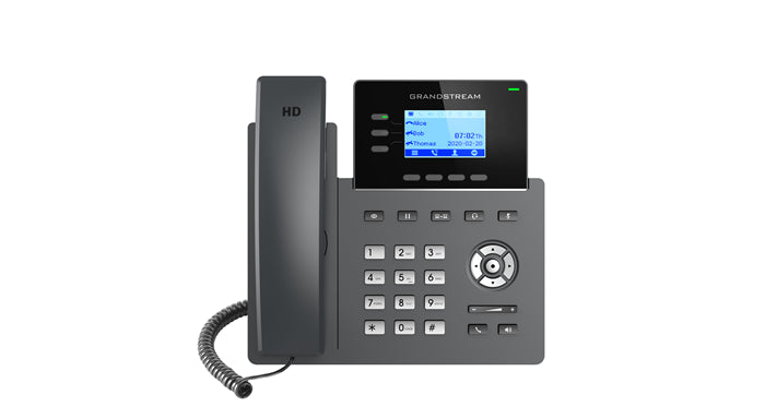 *LS Grandstream GRP2603 3-Line Essential IP Phone
, 6 SIP Accounts, Up to 3 0 Appearances, Zero Touch Provisioning,  HD Audio,  5-Way Voice Confere