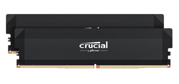 Crucial Pro 32GB (2x16GB) DDR5 UDIMM 6400MHz CL32 White Heat Spreader Overclocking Support Intel XMP AMD Ryzen Desktop PC Gaming Memory