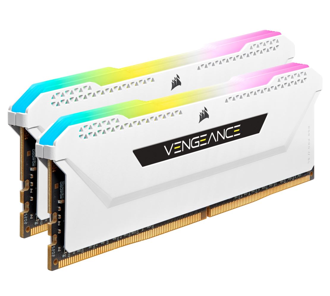 Corsair Vengeance RGB PRO SL 16GB (2x8GB) DDR4 3600Mhz C18 Black Heatspreader Desktop Gaming Memory