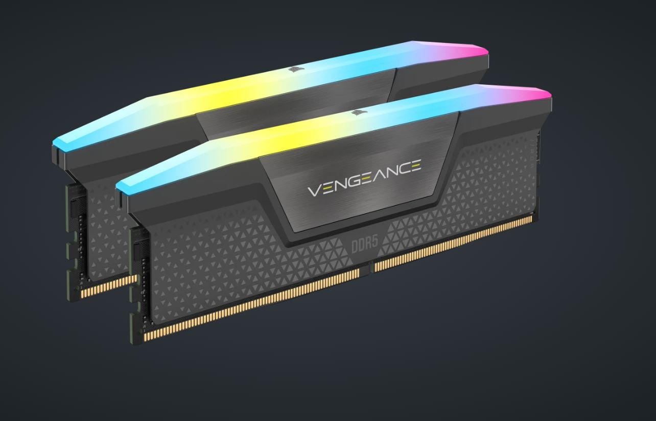Corsair Vengeance 32GB (2x16GB) DDR5 DRAM 6400MT/s C36 Memory Kit — Black PC5-51200 (DDR5-6400)