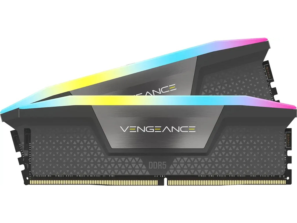 Corsair VENGEANCE® VENGEANCE® RGB 64GB (2x32GB) DDR5 DRAM 6400MT/s CL42 Intel XMP Memory Kit