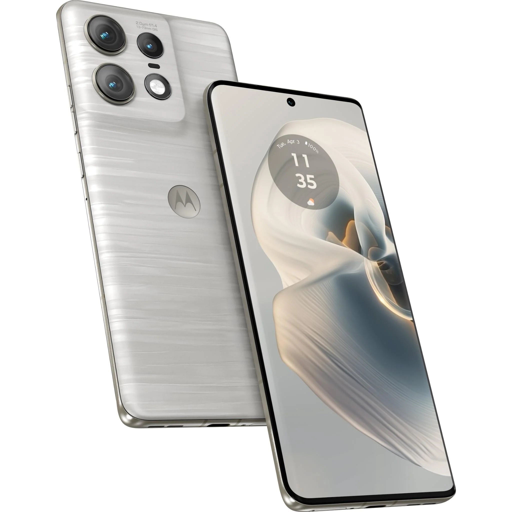 Motorola EDGE 50 PRO 5G 256GB - Moonlight Pearl*AU STOCK*,6.7',OLED,12GB/256GB,50MP/50MP,Dual Sim,Water Protection,4500mAh ,2 Years Warranty