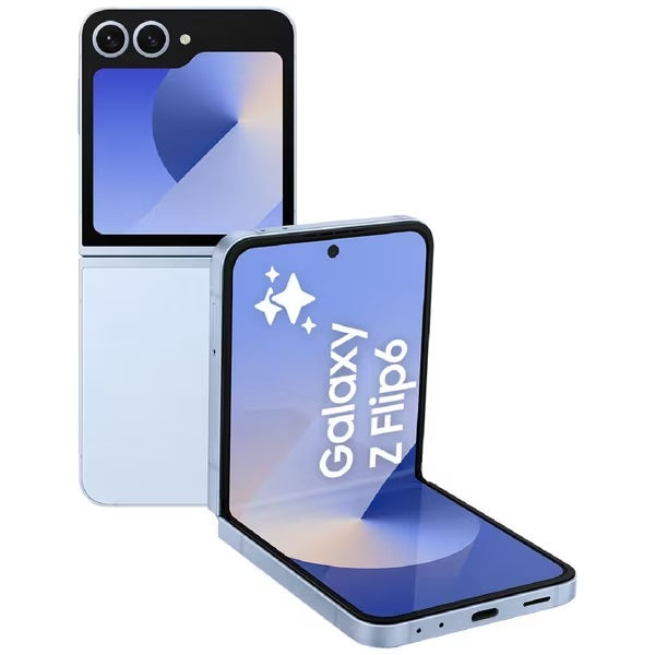 Samsung Galaxy Z Flip6 5G 256GB - Blue*AU STOCK*, 6.7', Full HD+, 120Hz, 12GB/256GB, 50MP/10MP, Single SIM + eSIM, 4000mAh, 2 Years Warranty
