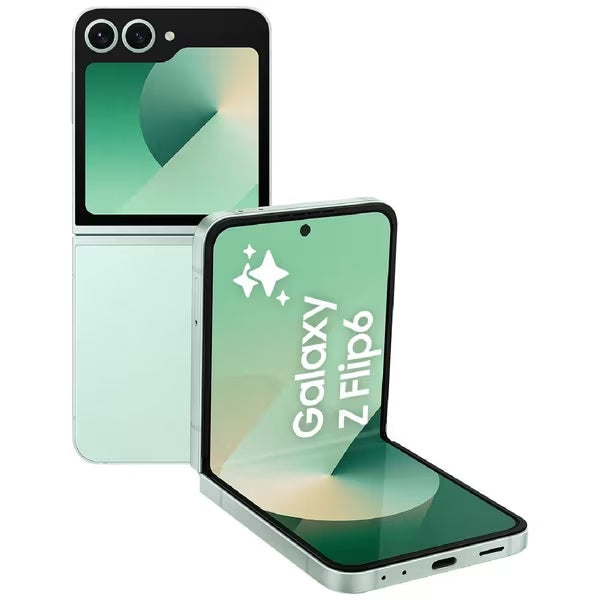 Samsung Galaxy Z Flip6 5G 256GB - Mint*AU STOCK*, 6.7', Full HD+, 120Hz, 12GB/256GB, 50MP/10MP, Single SIM + eSIM, 4000mAh, 2 Years Warranty
