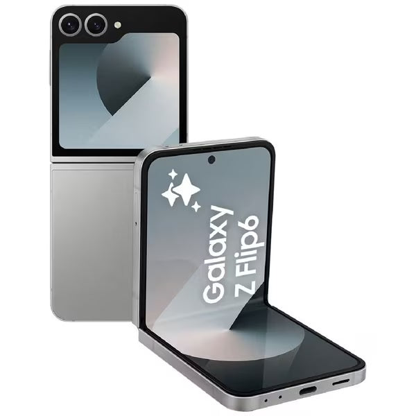 Samsung Galaxy Z Flip6 5G 256GB - Silver Shadow*AU STOCK*, 6.7', Full HD+, 120Hz, 12GB/256GB, 50MP/10MP, Single SIM + eSIM, 4000mAh, 2 Years Warranty