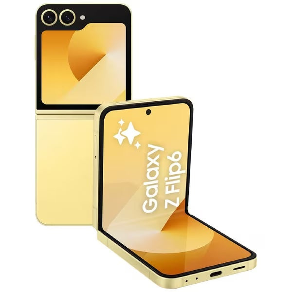 Samsung Galaxy Z Flip6 5G 256GB - Yellow*AU STOCK*, 6.7', Full HD+, 120Hz, 12GB/256GB, 50MP/10MP, Single SIM + eSIM, 4000mAh, 2 Years Warranty