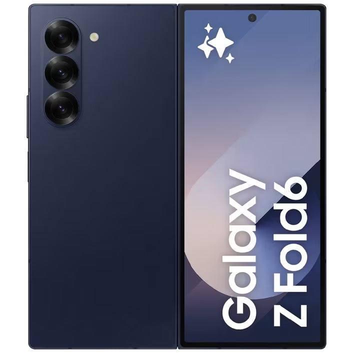 Samsung Galaxy Z Fold6 5G 1TB - Navy*AU STOCK*, 7.6', QXGA+, 120Hz, 12GB/1TB, 50MP/10MP, Single SIM + eSIM, 4400mAh,2 Years Warranty